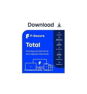 F-Secure - Total Security ESD, Version complète, 3 appareils, 1 an