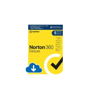 Norton - Norton - 360 Deluxe ESD, 5 Dispositif, 1 an
