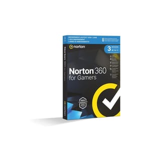 Norton - Norton - 360 for Gamers Boîte, version complète, 3 PC, 1 an