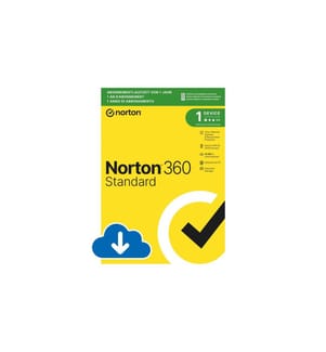 Norton - Norton - 360 Standard ESD, 1 appareil, 1 an, 10 GB de stockage en nuage
