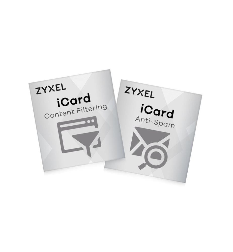 ZYXEL - Licence iCard CF & anti-spam pour USG FLEX 100 1 an