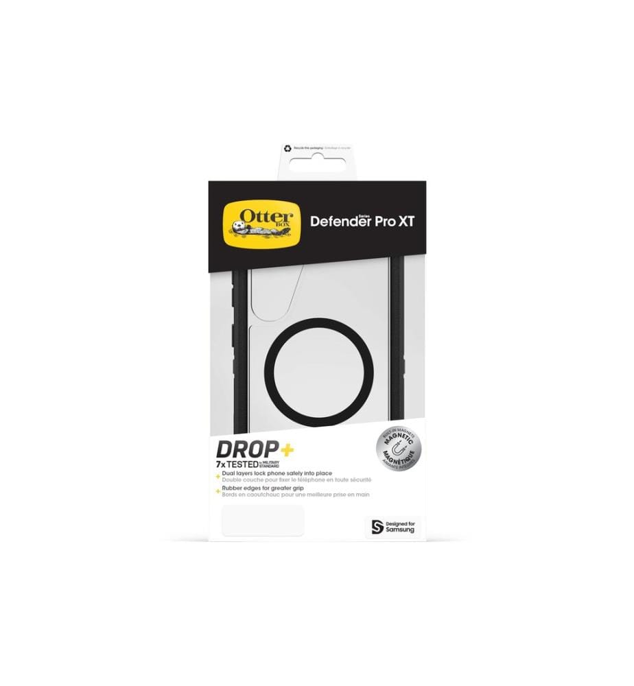 OTTERBOX - Coque arrière Defender XT Galaxy S25+ Transparent Noir