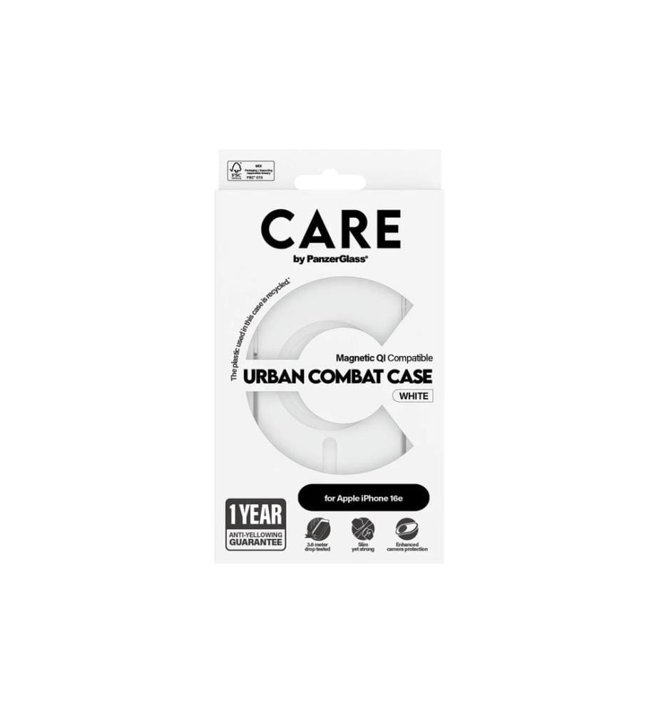 CARE - by PanzerGlass Étui phare Combat iPhone 16e Transparent
