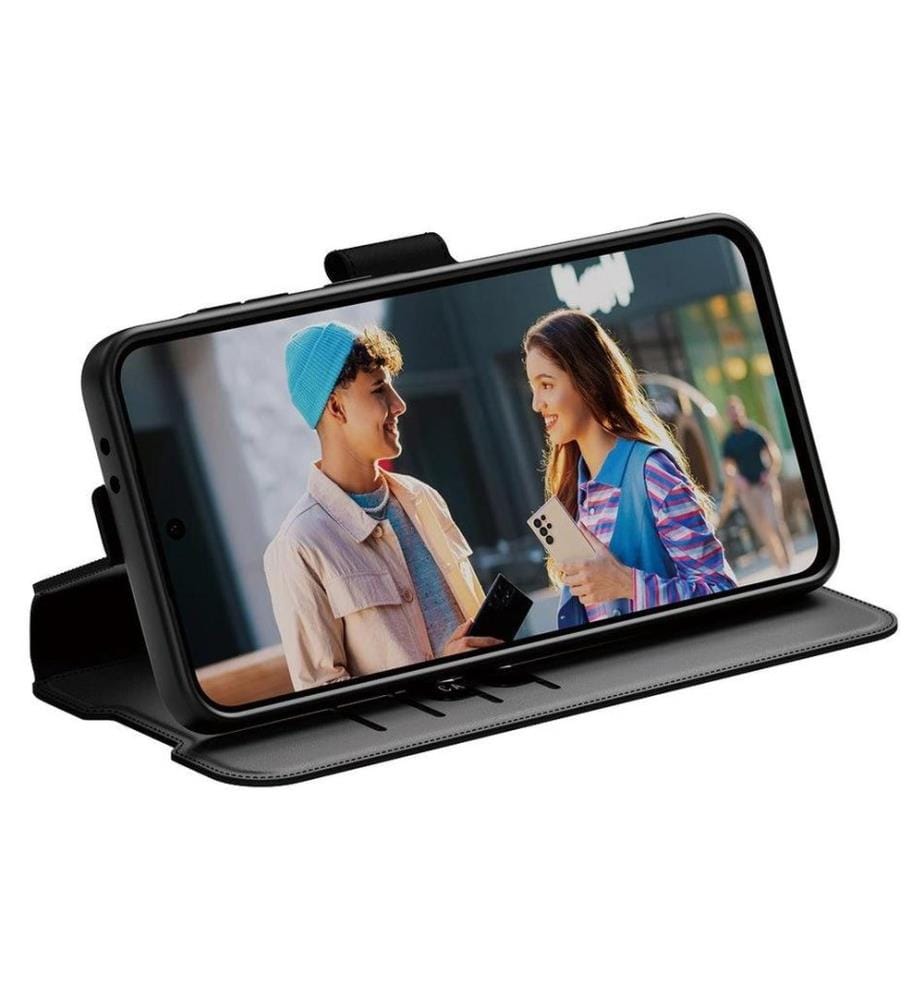 CARE - Coque arrière Wallet Case Kickstand Galaxy A36 5G Noir