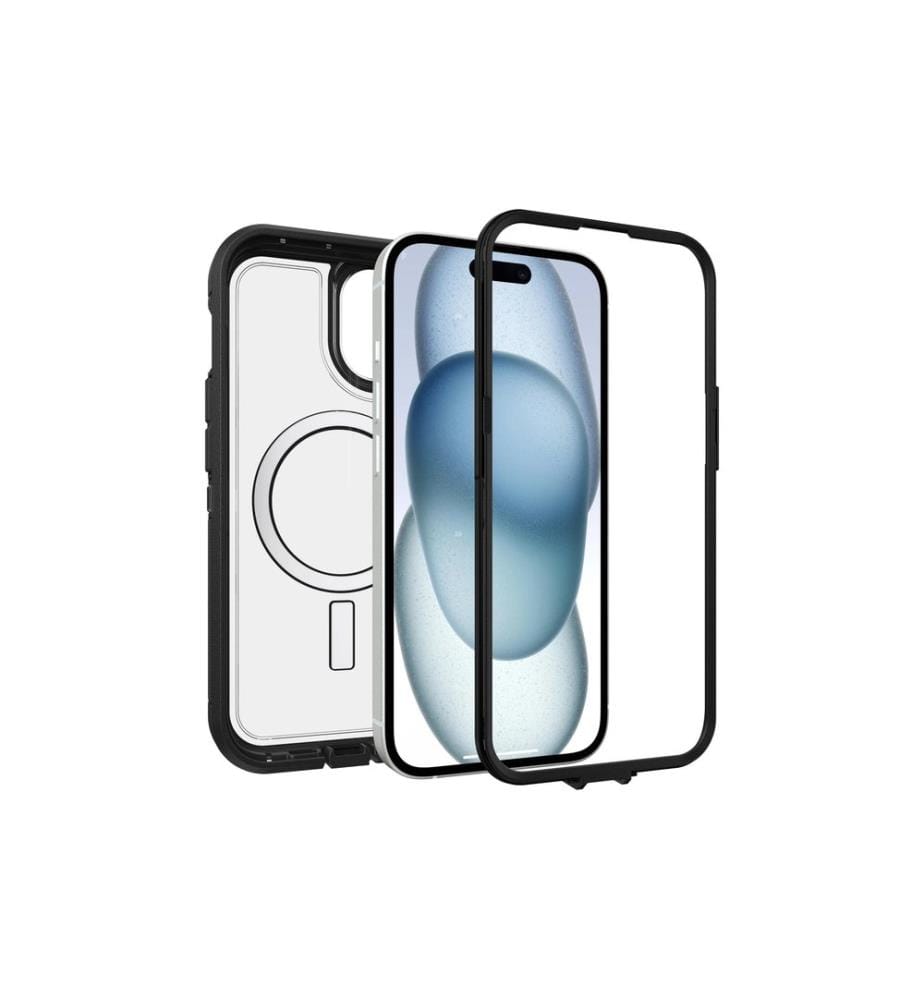 OTTERBOX - Defender XT pour iPhone 16e/15/14/13 Transparent/Noir