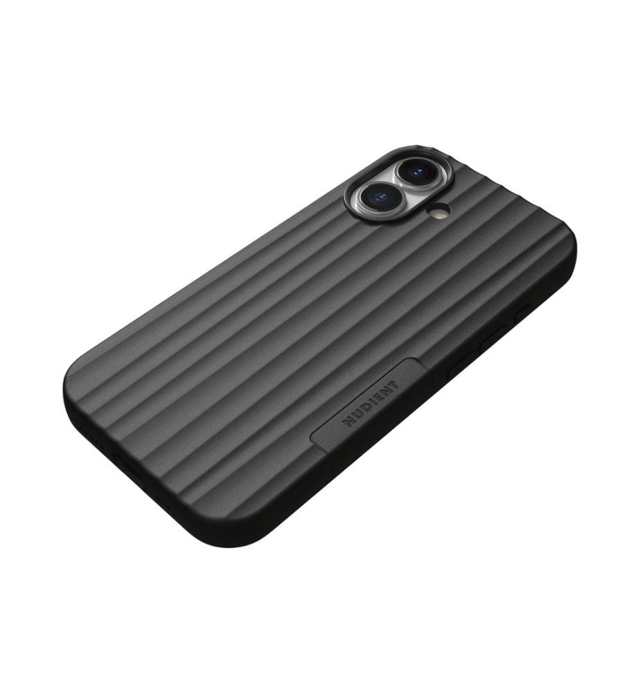 Nudient - Coque arrière Bold Magsafe iPhone 17 Charcoal Black