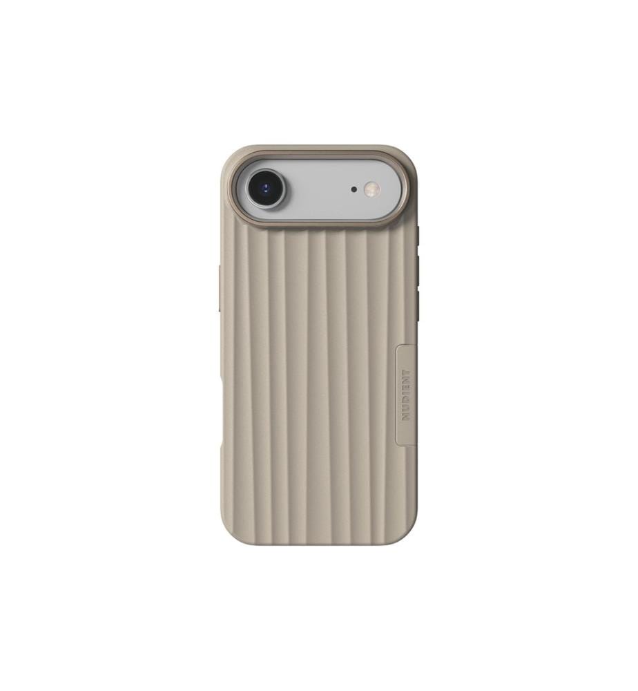 Nudient - Coque arrière Thin MagSafe iPhone Air Linen Beige