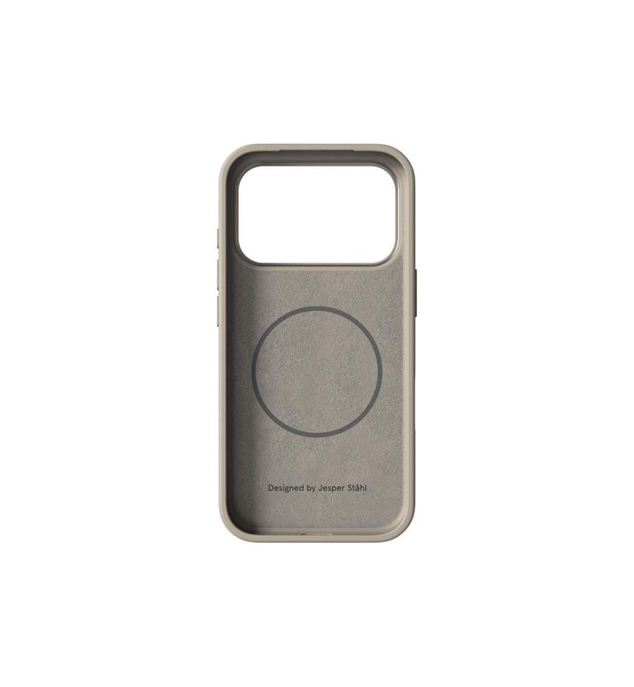 Nudient - Coque arrière Bold MagSafe iPhone 17 Pro Linen Beige