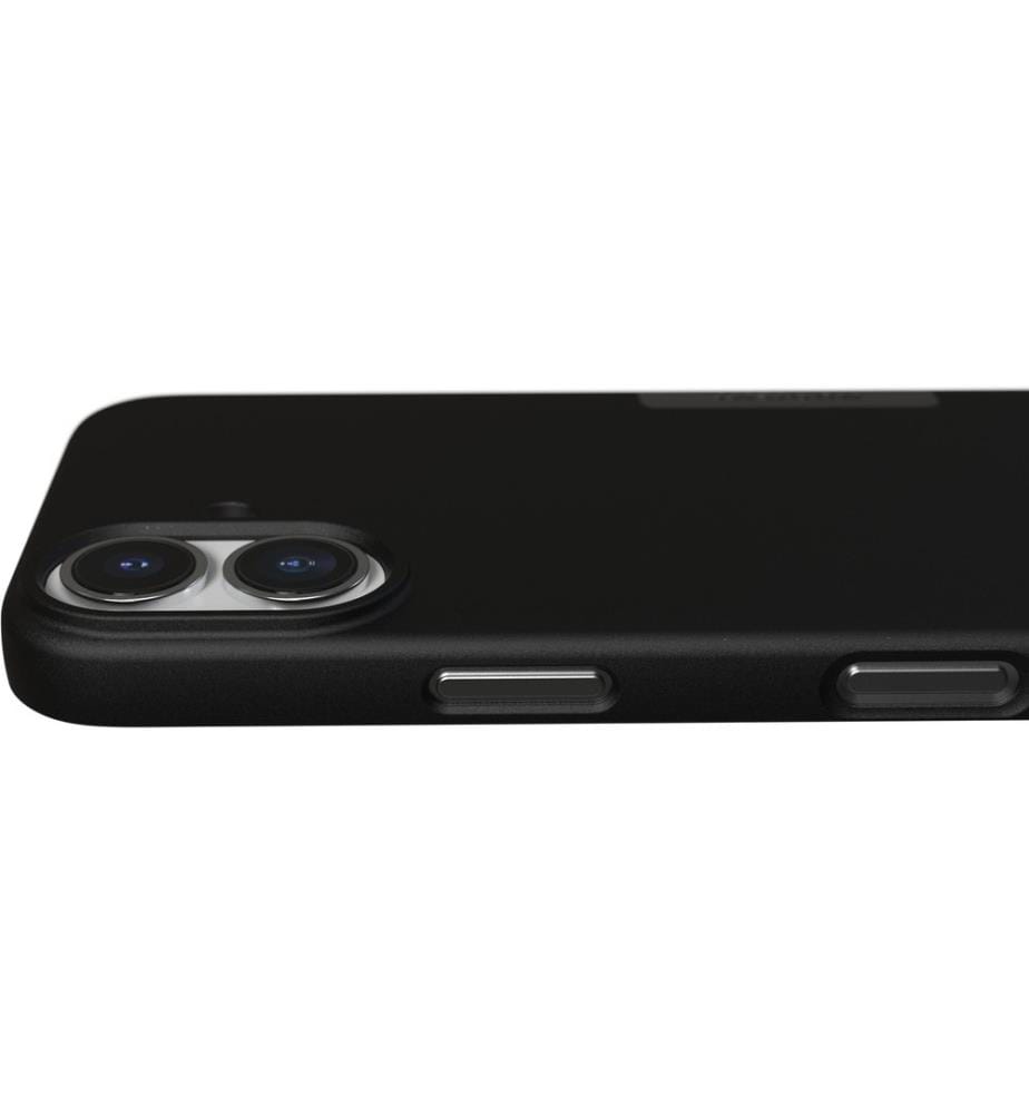 Nudient - Coque arrière Thin Case MagSafe iPhone 17 Ink Black