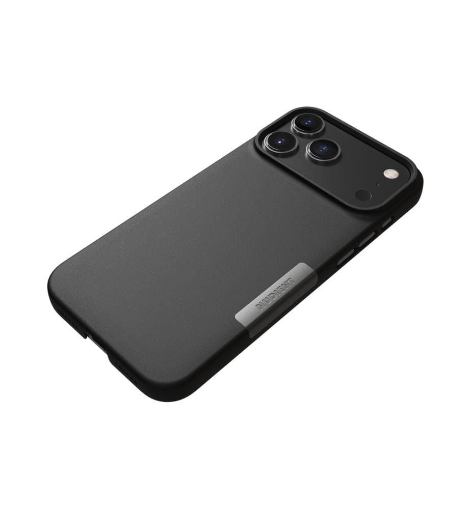 Nudient - Coque arrière Thin MagSafe iPhone 17 Pro Max Ink Black