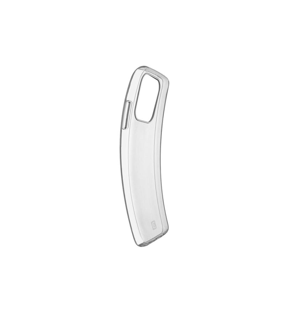 Cellular Line - Coque arrière Rubber Case Fine iPhone 15 Pro Transparent