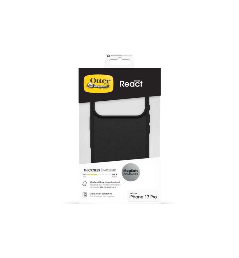 OTTERBOX - Coque arrière React MagSafe iPhone 17 Pro Black