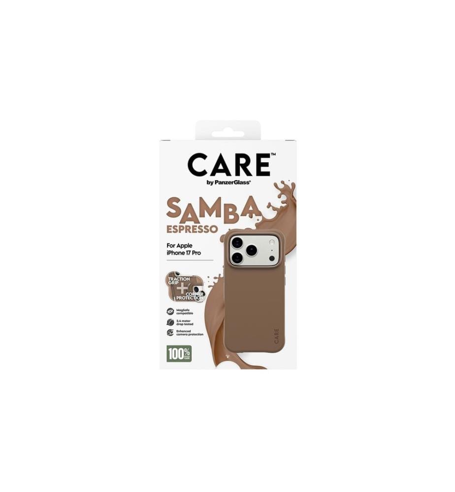 CARE - Coque arrière Fashionable Samba iPhone 17 Pro Black