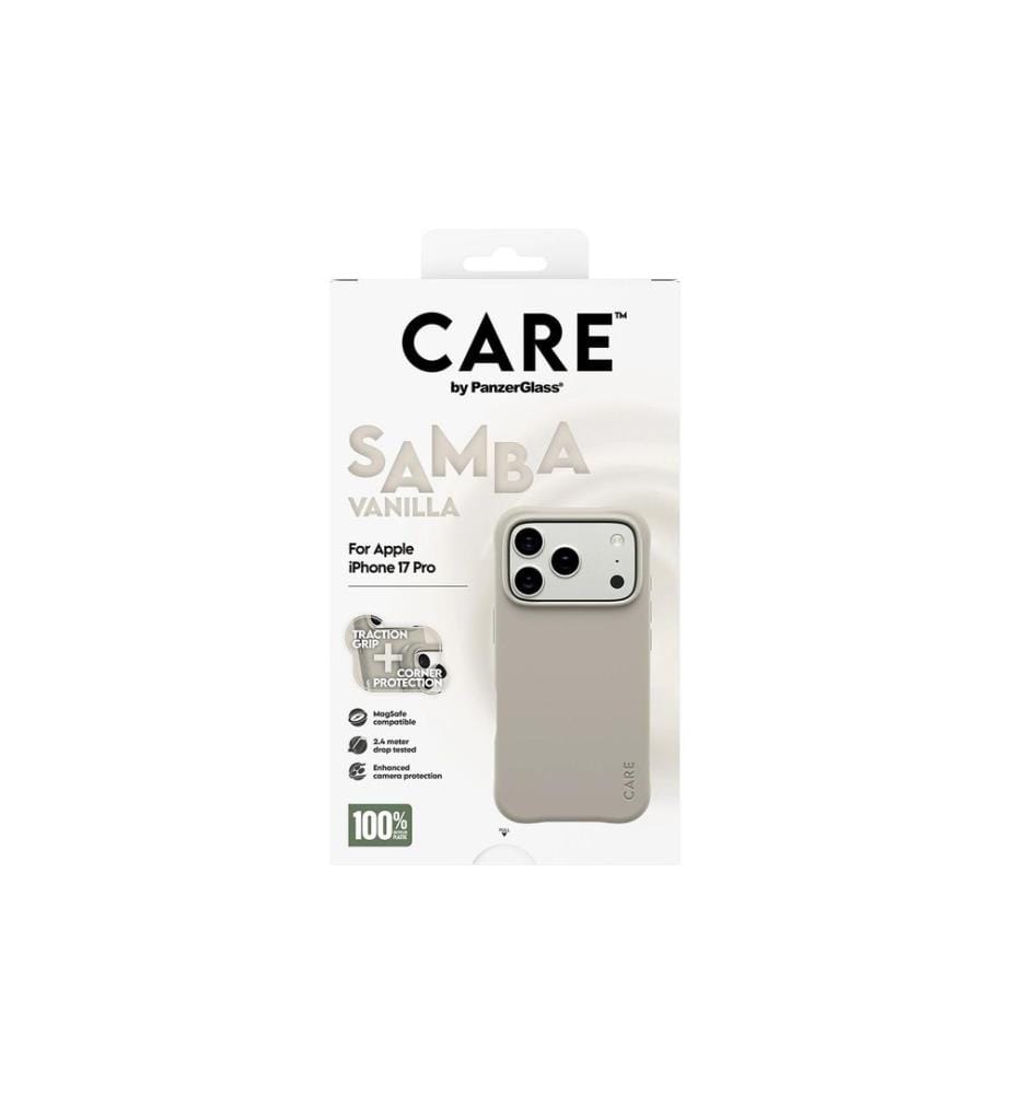 CARE - Coque arrière Fashionable Samba iPhone 17 Pro Black
