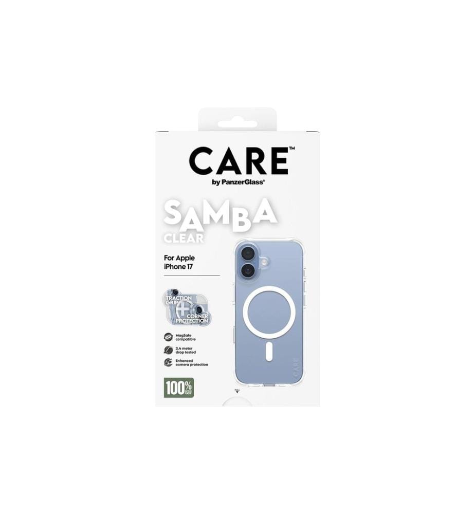 CARE - Coque arrière Fashionable Samba iPhone 17 Black