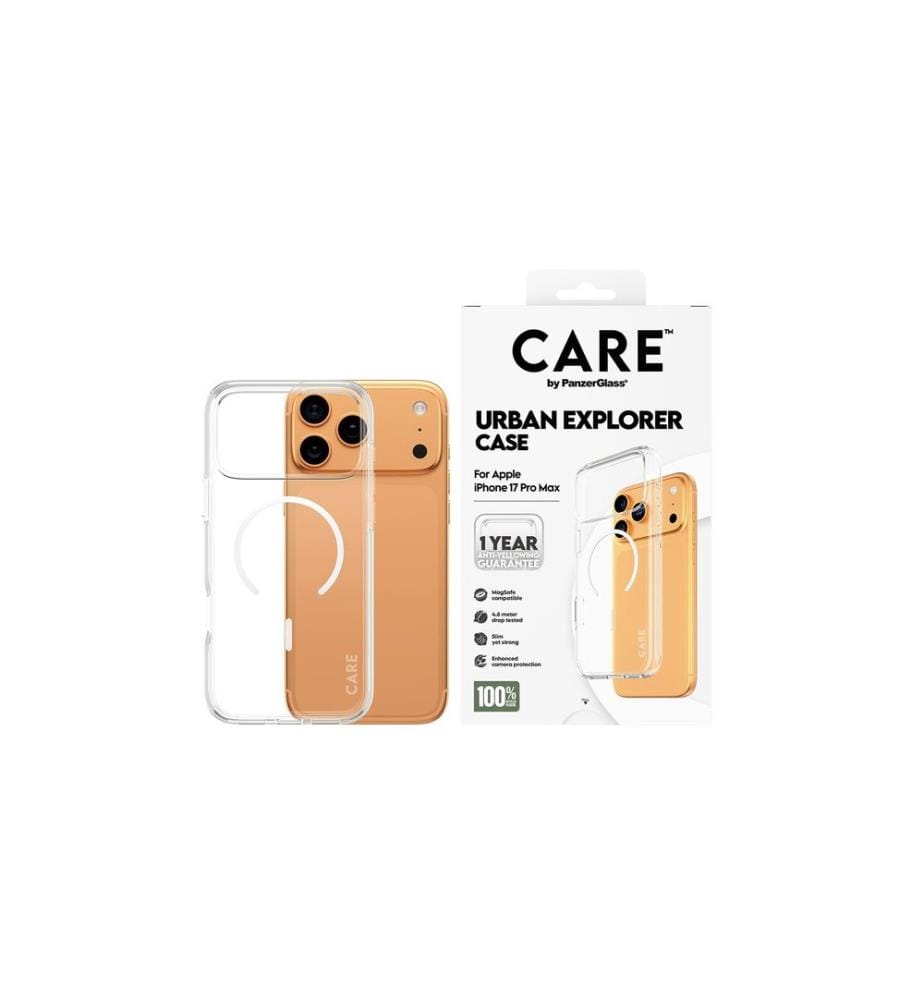 CARE - Flagship Case Urban Combat iPhone 17 Pro Max Transp./White