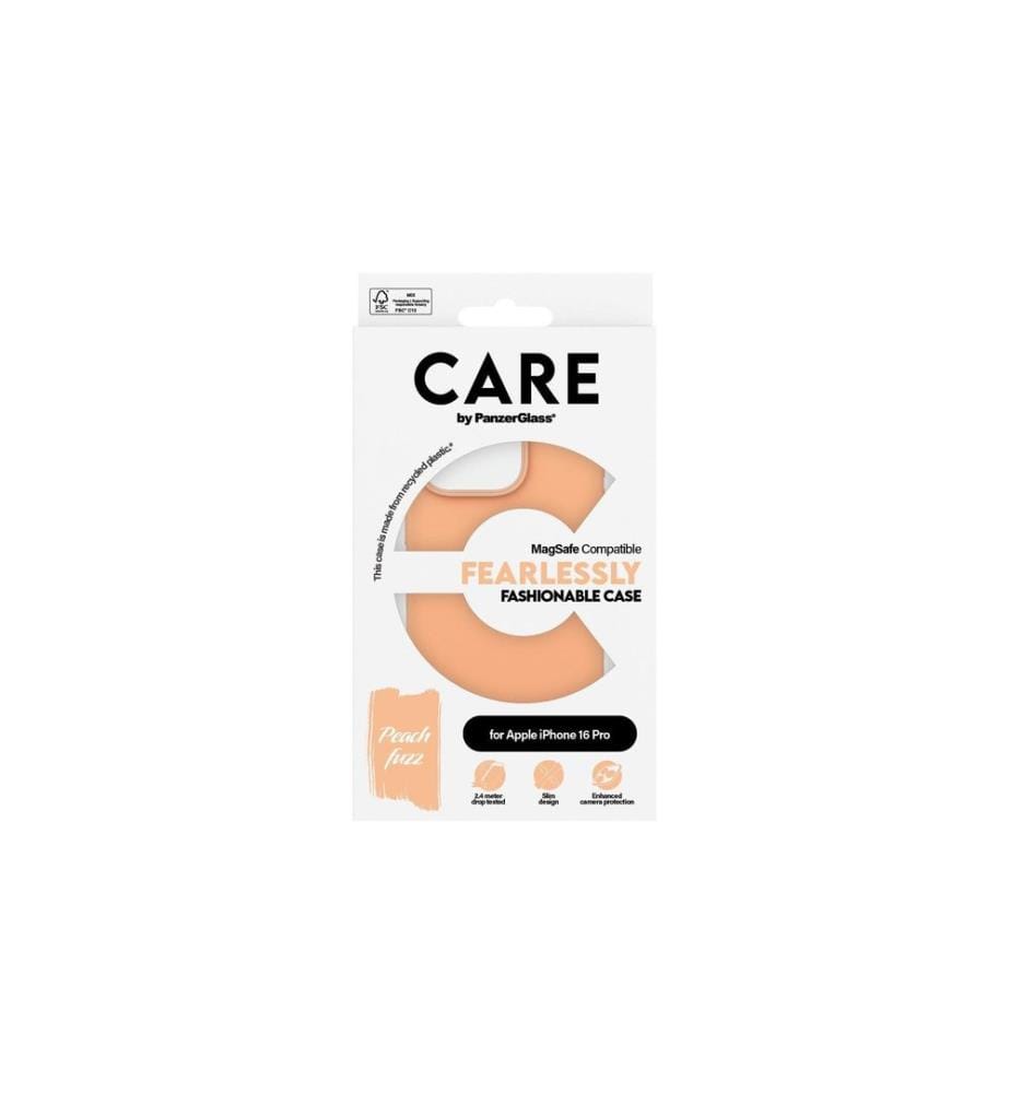 CARE - Coque arrière Fashion iPhone 16 Pro Peachy