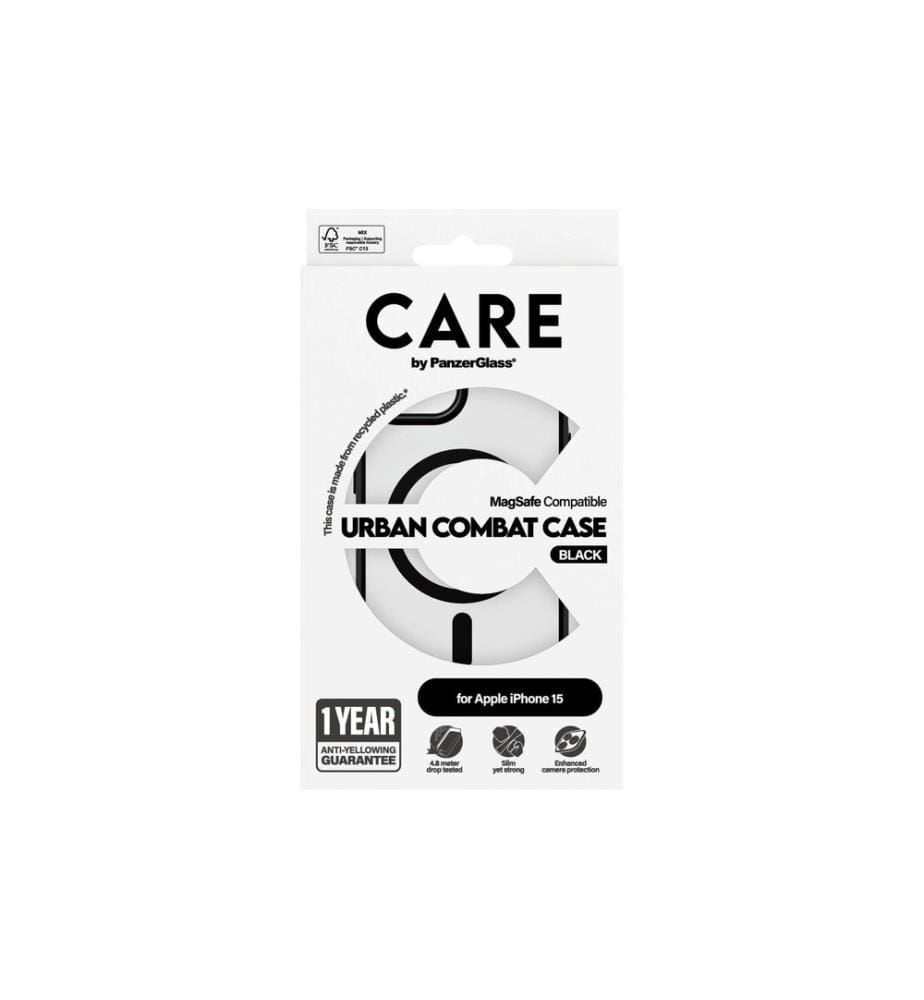 CARE - Coque arrière Flagship iPhone 15 Noir