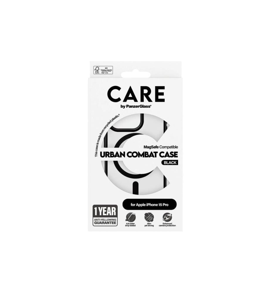 CARE - Coque arrière Flagship iPhone 15 Pro Noir