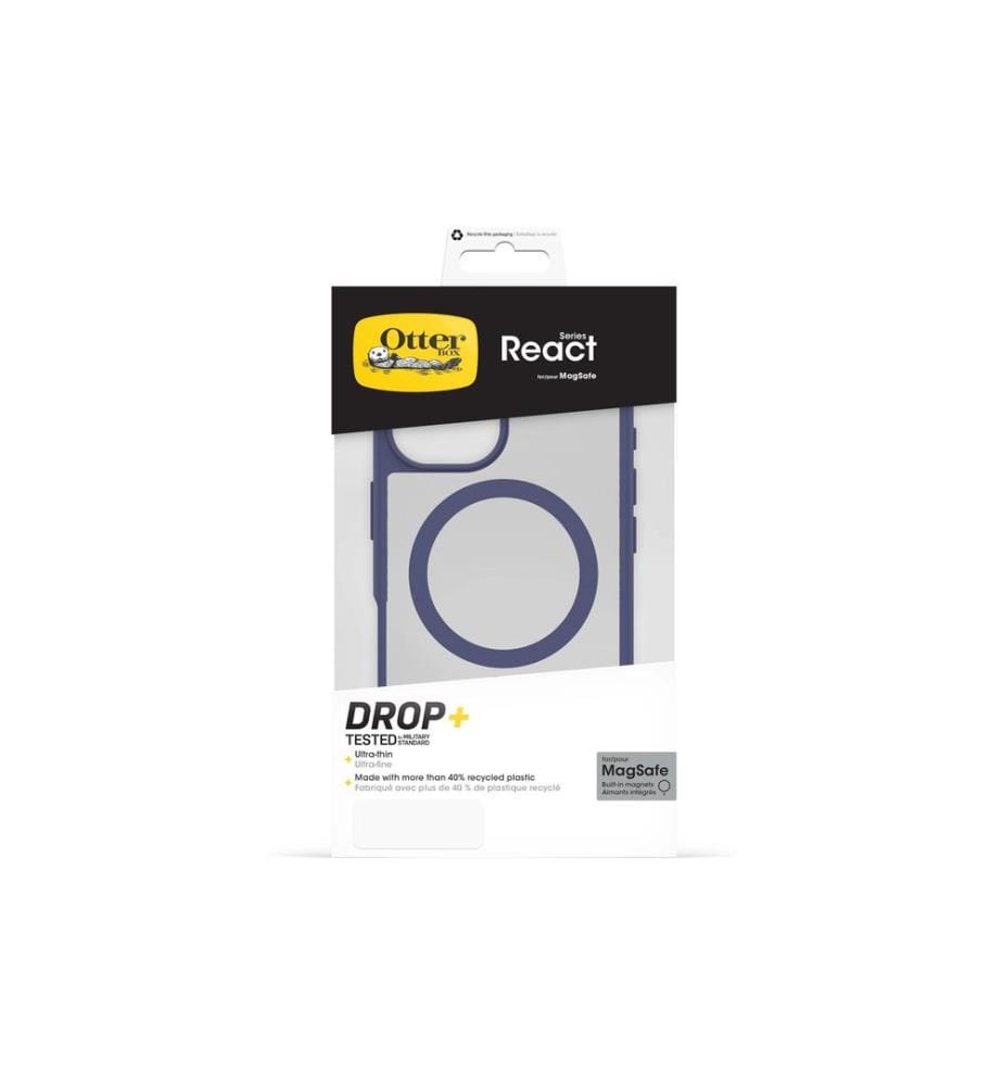 OTTERBOX - Coque arrière React iPhone 16 Violet/Transparent