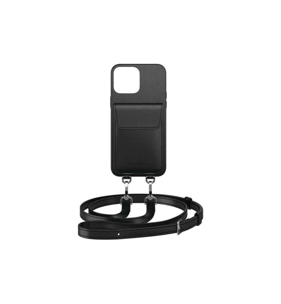 URBANY'S - Necklace Case Chaîne manuelle+ iPhone 16 Pro Max Hibou de nuit