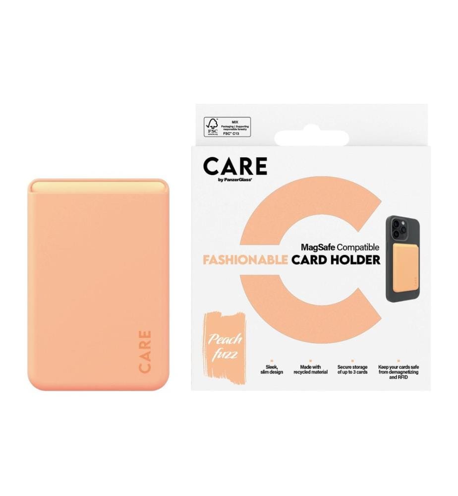 CARE - MagSafe Card Holder Peachy