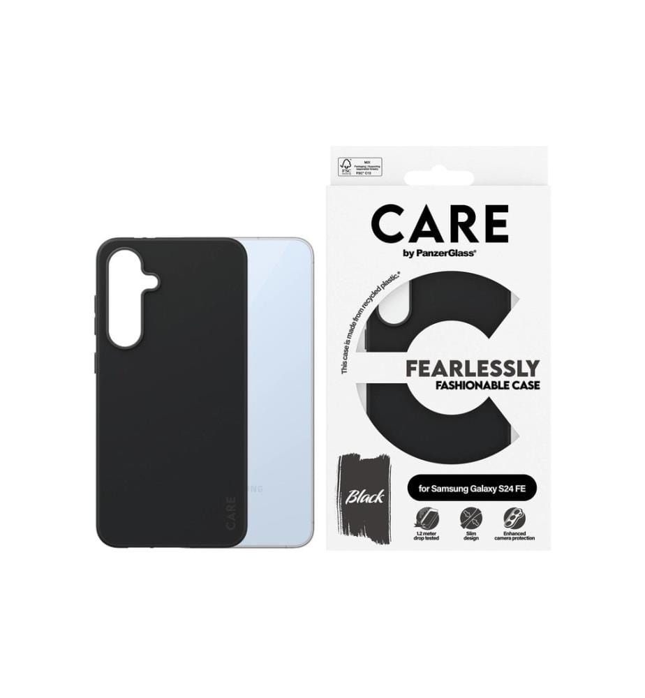 CARE - Coque arrière Fashion Galaxy S24 FE Noir