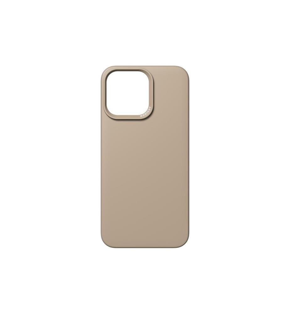Nudient - Coque arrière Thin Case MagSafe iPhone 15 Pro Max Clay Beige