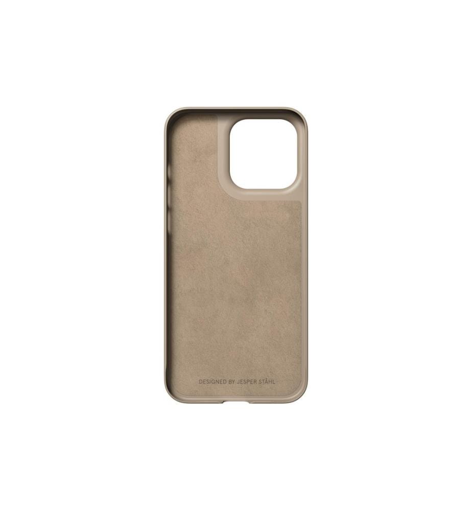 Nudient - Coque arrière Thin Case MagSafe iPhone 15 Pro Max Clay Beige