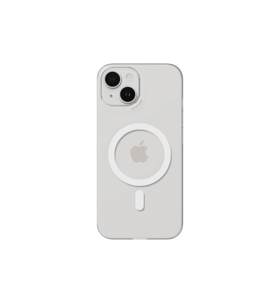 Nudient - Coque arrière Thin MagSafe iPhone 15 Transparent