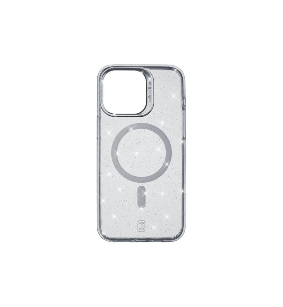 Cellular Line - Coque arrière Sparkle Case iPhone 15 Pro Transparent