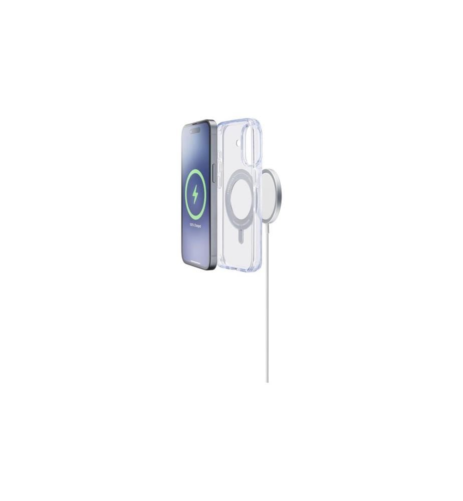 Cellular Line - Coque arrière Spin iPhone 16 Transparent