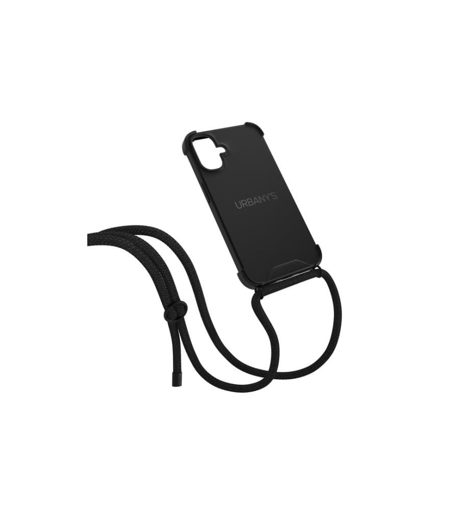 URBANY'S - Necklace Case ALL BLACK  iPhone 17 MATT