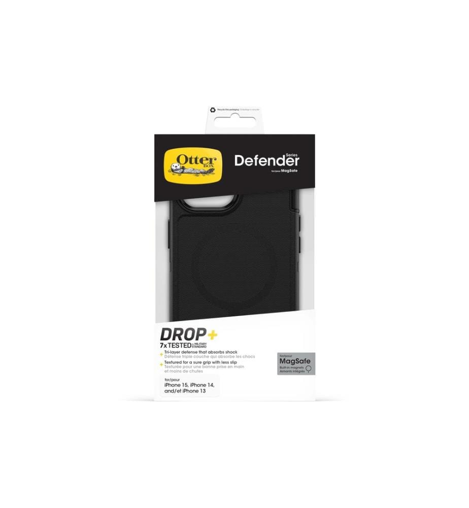 OTTERBOX - Defender MagSafe iPhone 16e/15/14/13 Black