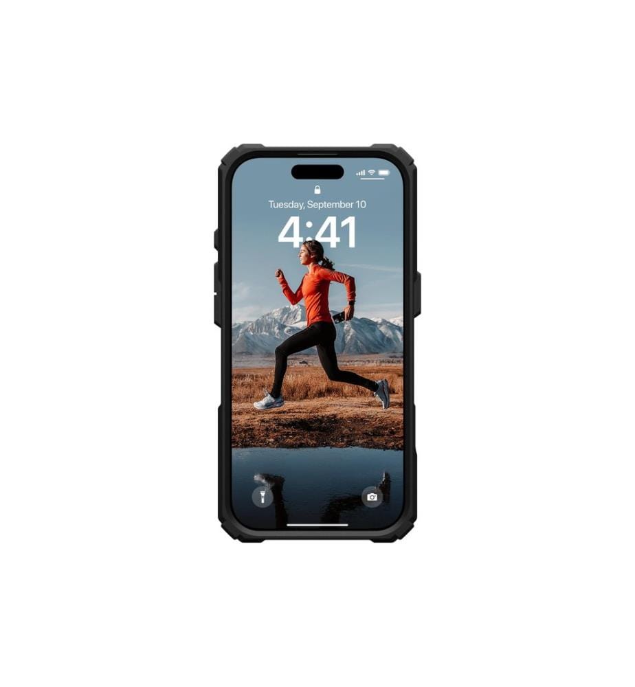 UAG - Coque arrière Plasma XTE iPhone 16 Pro Black/Orange