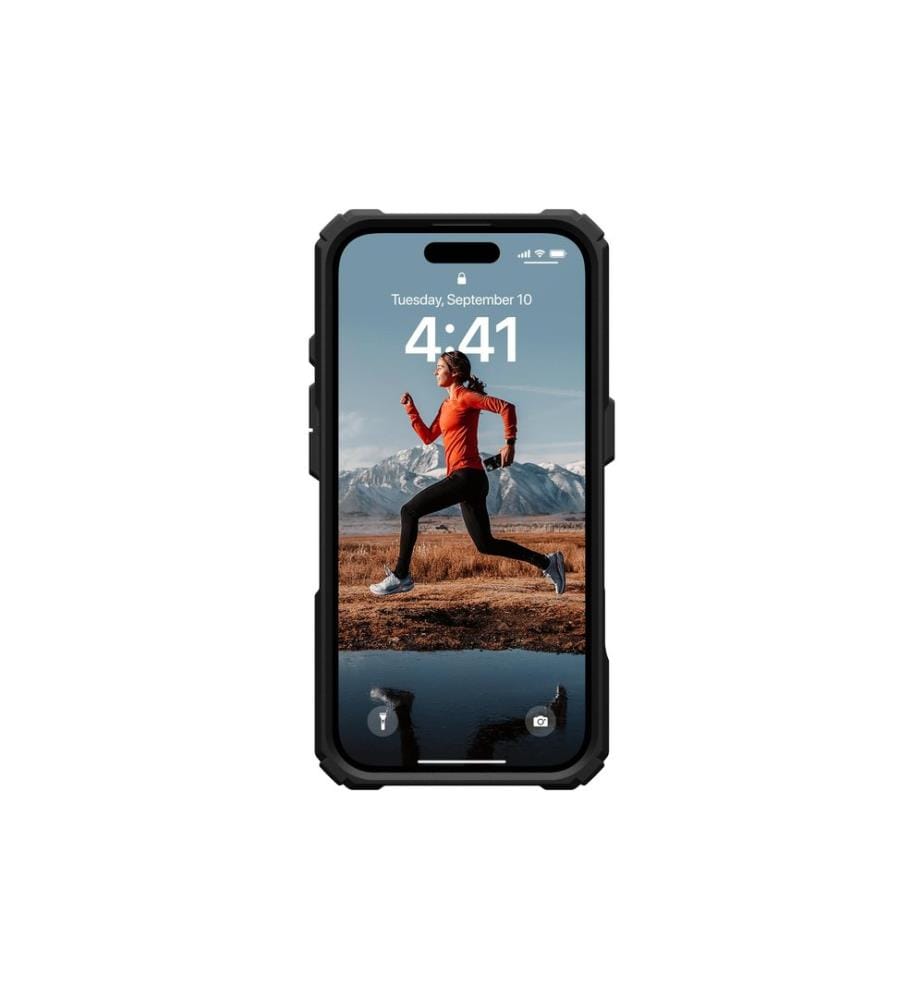 UAG - Coque arrière Plasma XTE iPhone 16 Black/Orange