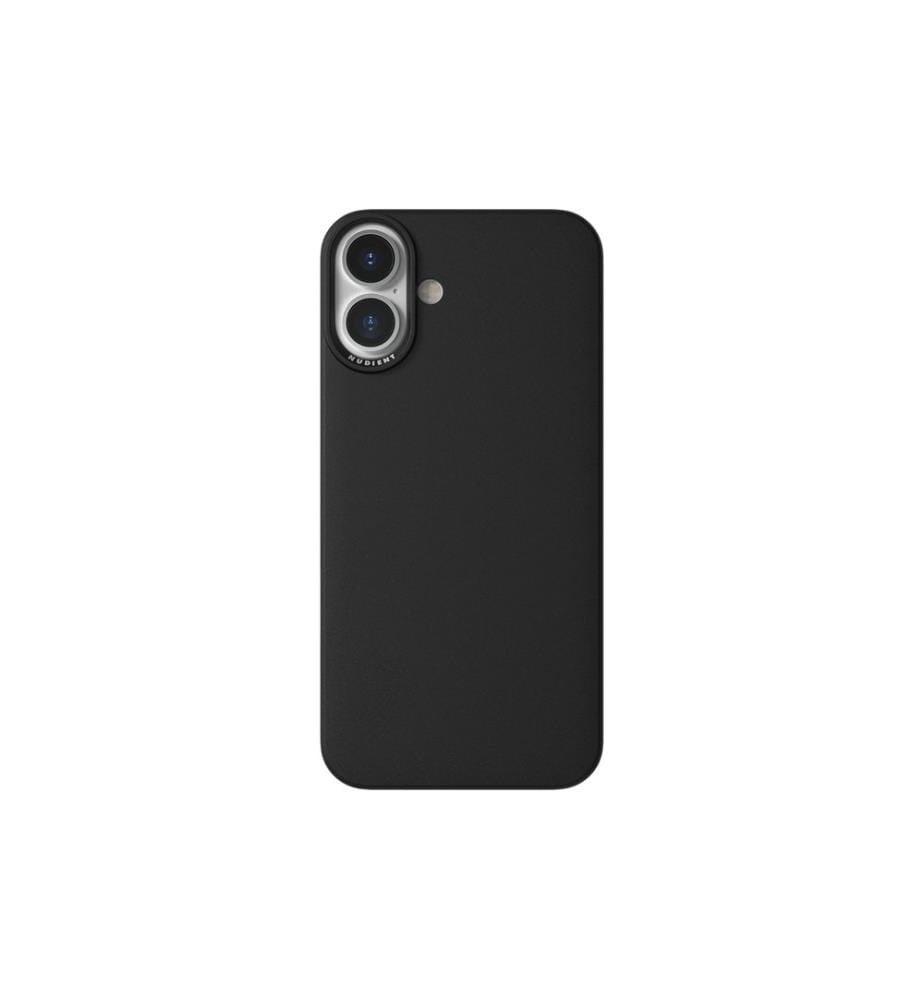 Nudient - Back Cover Thin Case Magsafe iPhone 16 Plus Ink Black