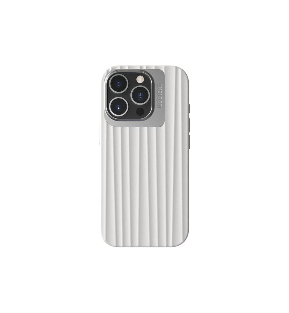 Nudient - Coque arrière Bold MagSafe iPhone 16 Pro Blanc chalk