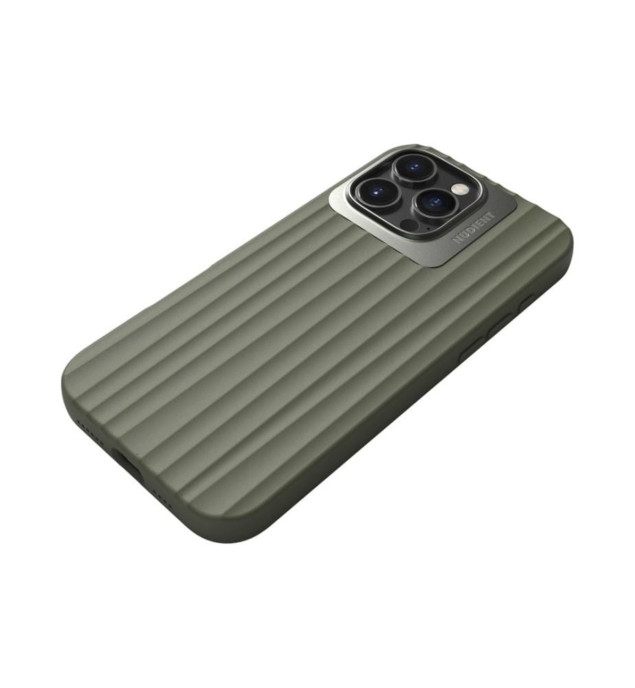 Nudient - Coque arrière Bold MagSafe iPhone 16 Pro Max Vert olive