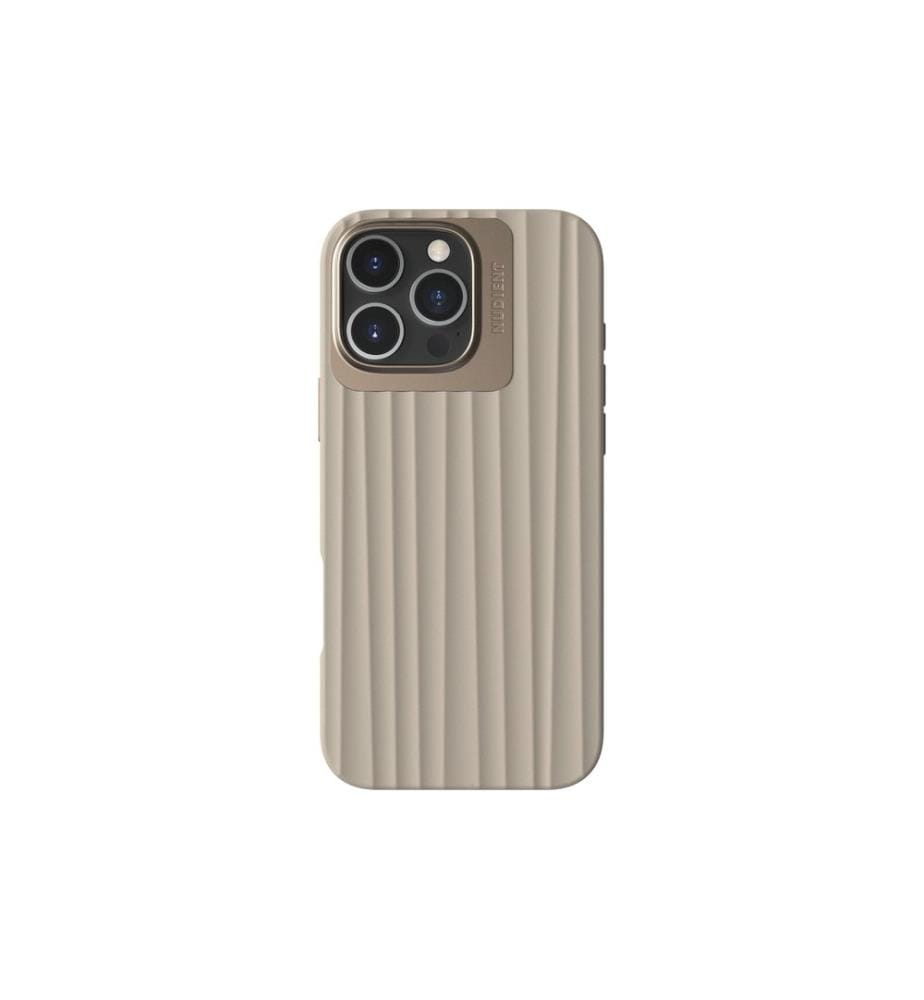 Nudient - Coque arrière Bold MagSafe iPhone 16 Pro Max Linen Beige