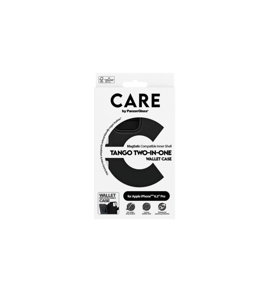 CARE - Coque arrière Feature Tango 2-in-1 iPhone 16 Pro Noir