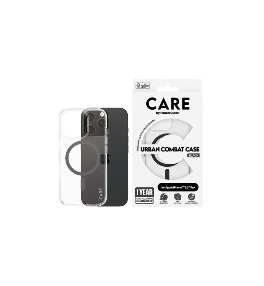 CARE - Coque arrière Flagship iPhone 16 Pro Noir