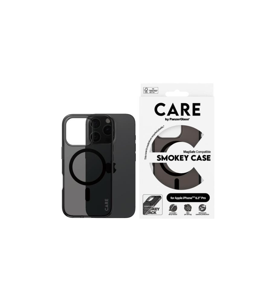 CARE - Coque arrière Flagship iPhone 16 Pro Smokey