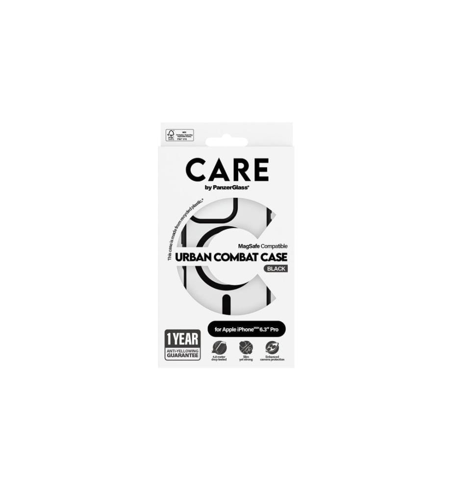 CARE - Coque arrière Flagship iPhone 16 Pro Cadre noir