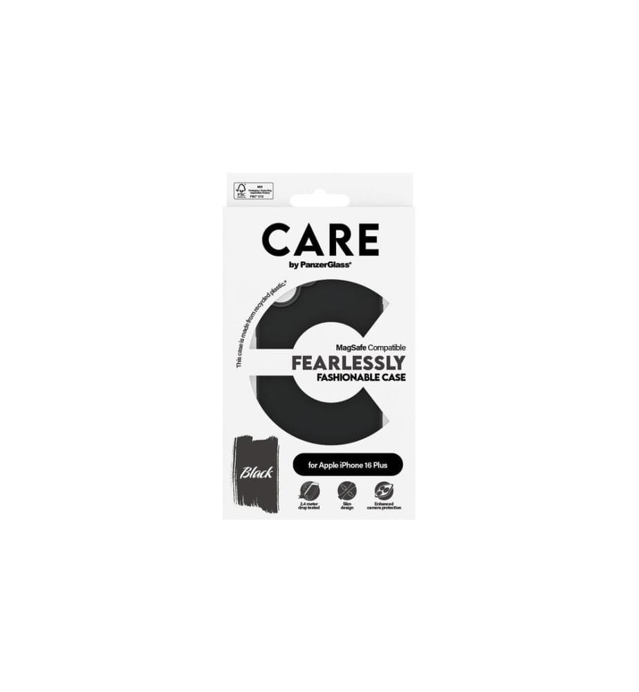CARE - Coque arrière Fashion iPhone 16 Plus Noir