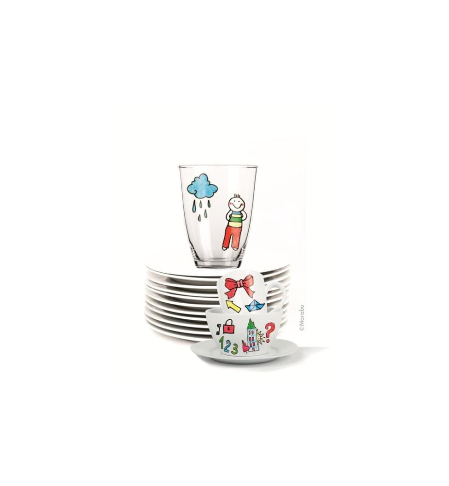 MARABU - Marqueurs pour porcelaine et verre Kids 10 pièces