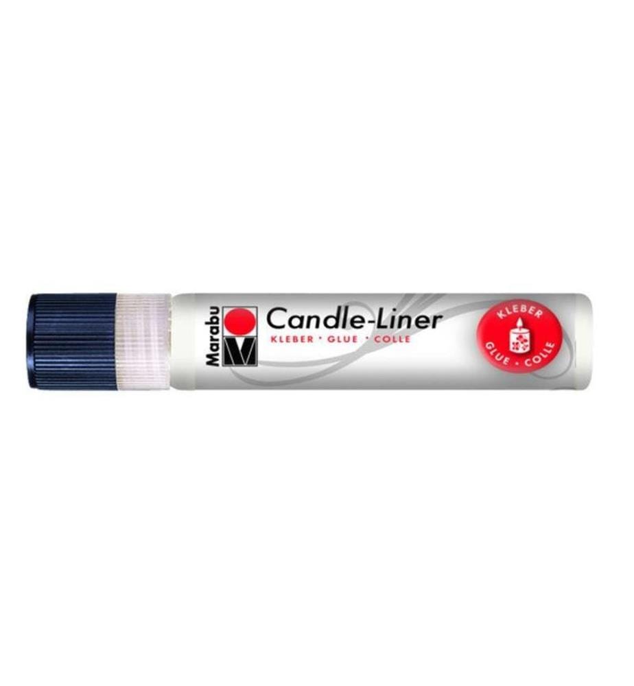 MARABU - Peinture pour bougie Candle-Liner Adhésif 25 ml, transparent