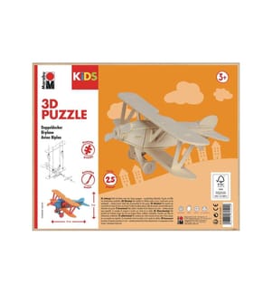 MARABU - Holzartikel 3D Puzzle, Doppeldecker