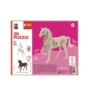 MARABU - Holzartikel 3D Puzzle, Pferd