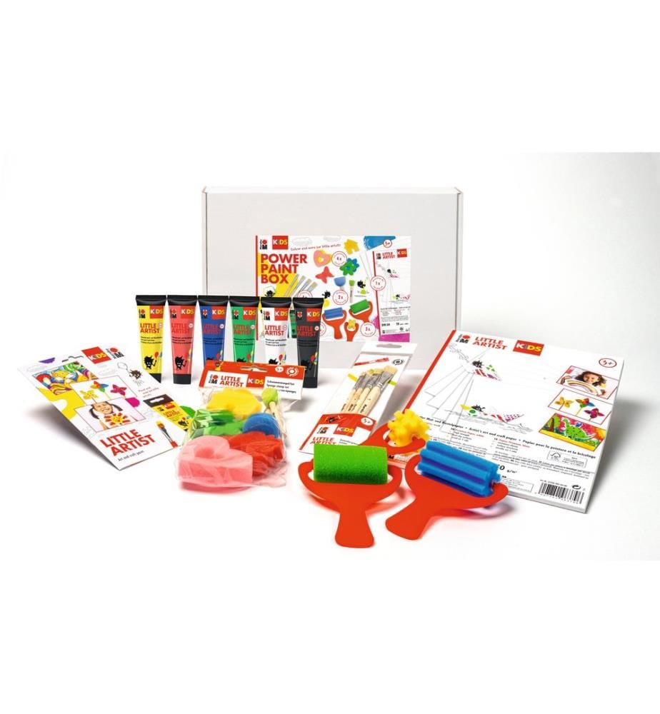 MARABU - Peinture pour bricolage Kids Power Paint Box 6 x 36 ml